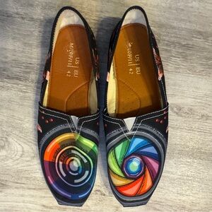Colorful Camera Loafers